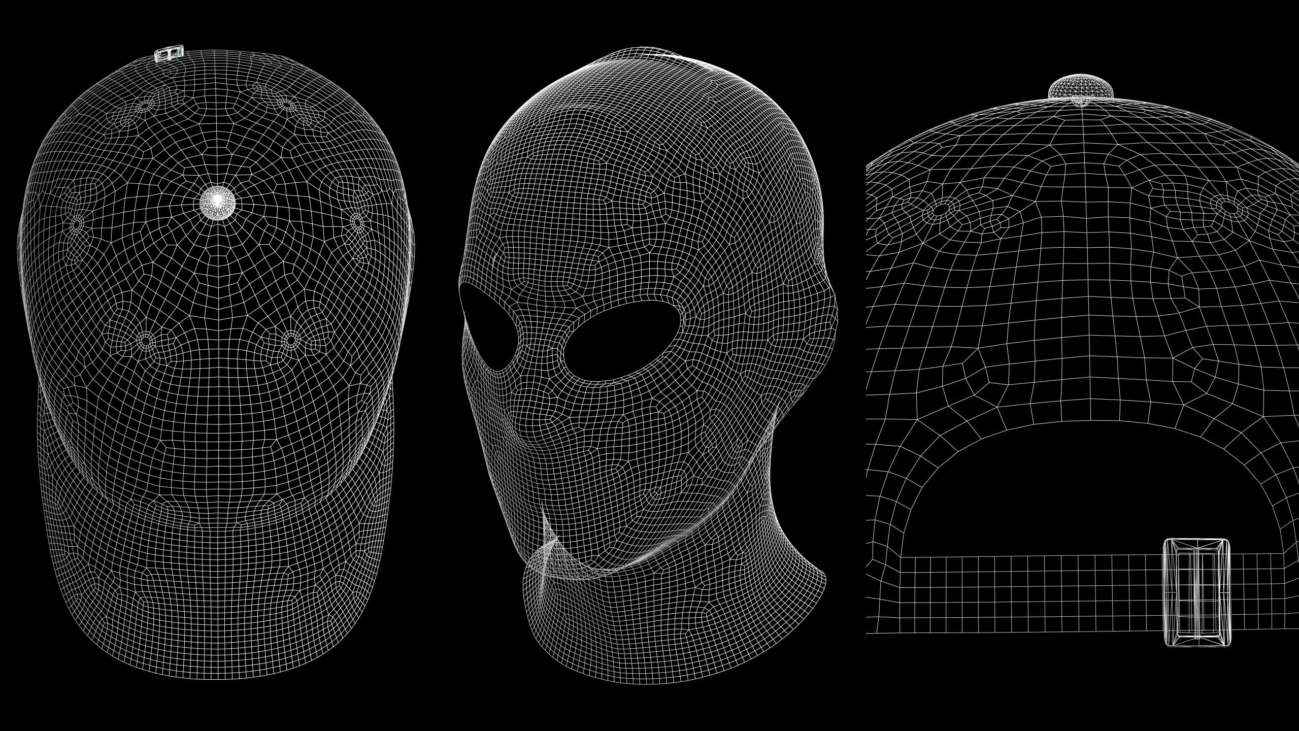 SKI MASK and CAP genesis8 highpoly 3D model_7