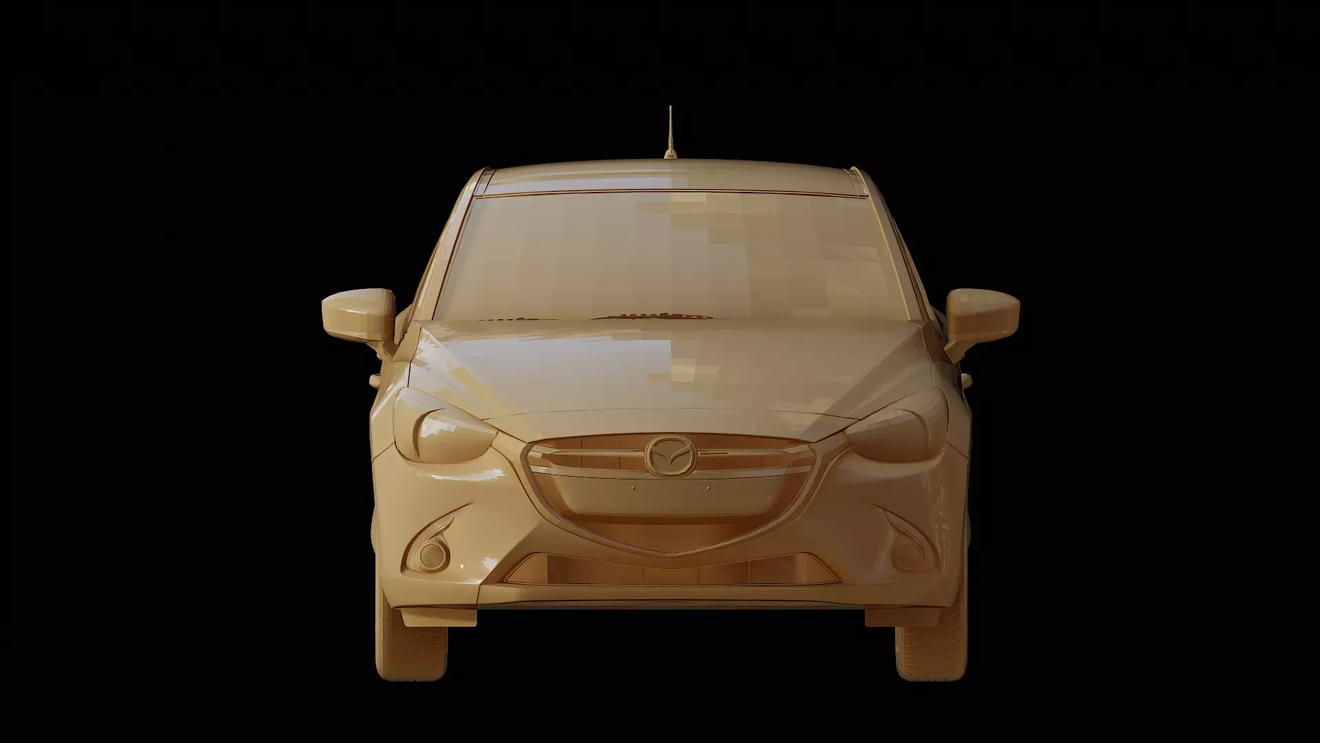 Mazda 2 year 2015 3D print model