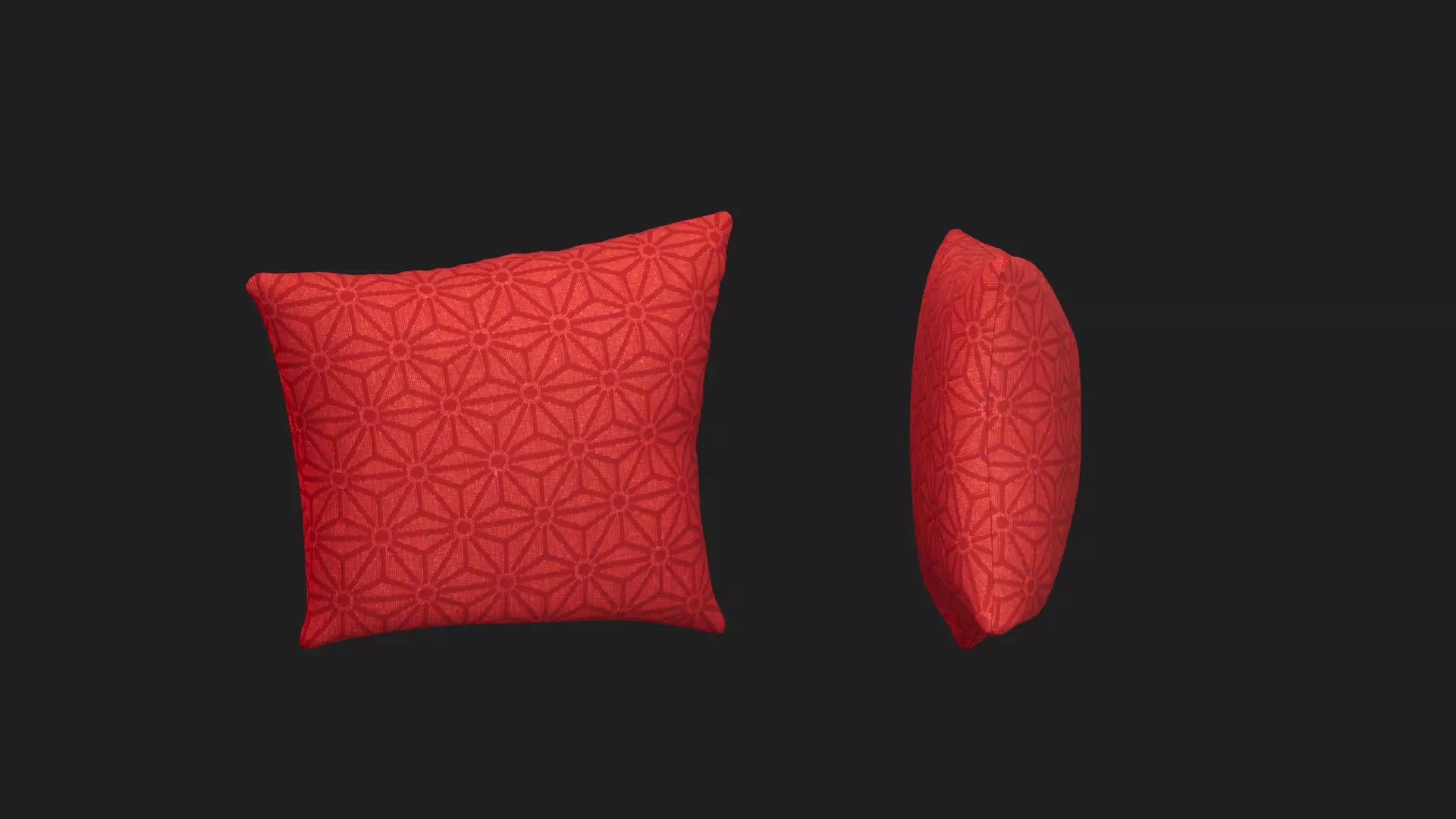 body pillow Low-poly 3D model_0