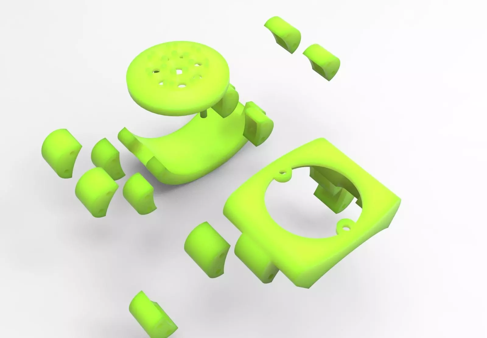 Luxury man stl Rolex design diamond ring model ror0047 3D print model_28