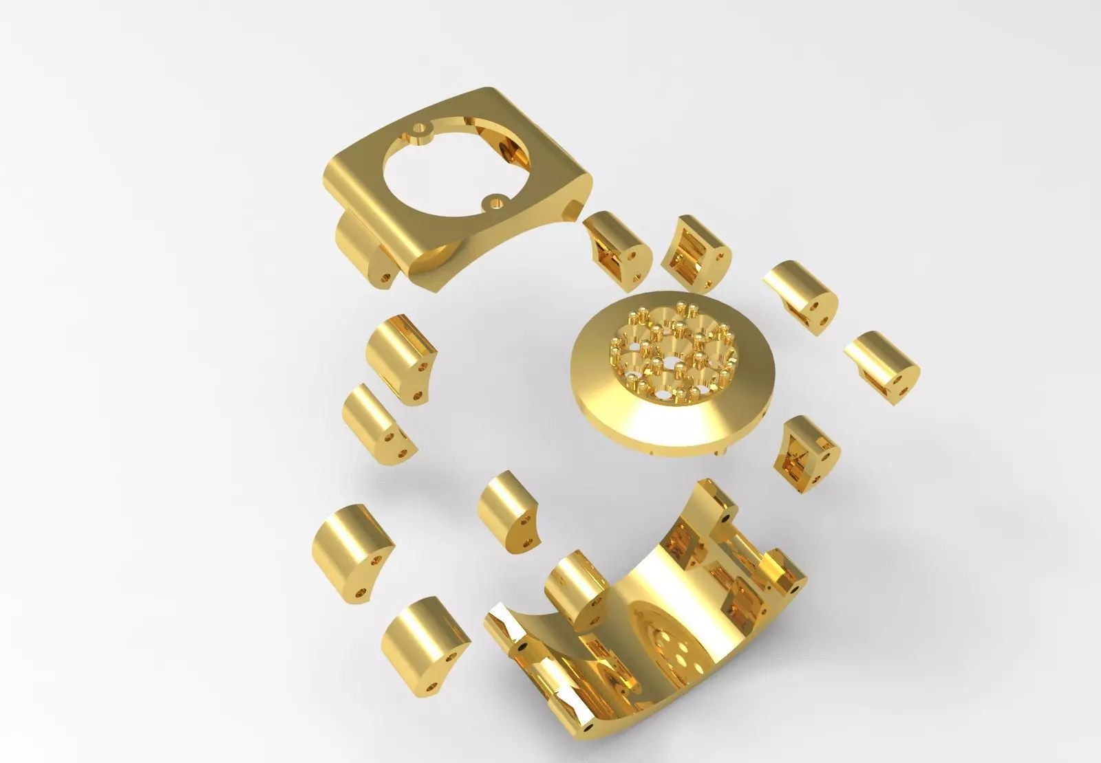 Luxury man stl Rolex design diamond ring model ror0047 3D print model_27