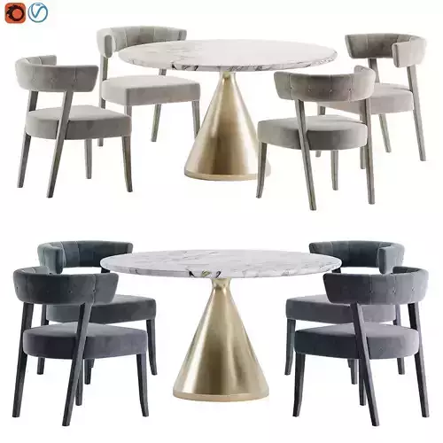 customizable chair silhouette table