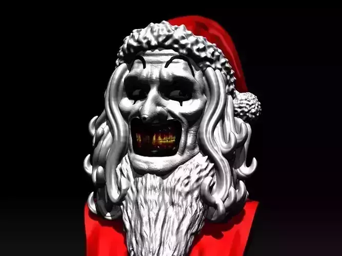 TERRIFIER 3 MERRY CHRISTMAS NAVIDAD TERROR ART CLOWN  3D print model