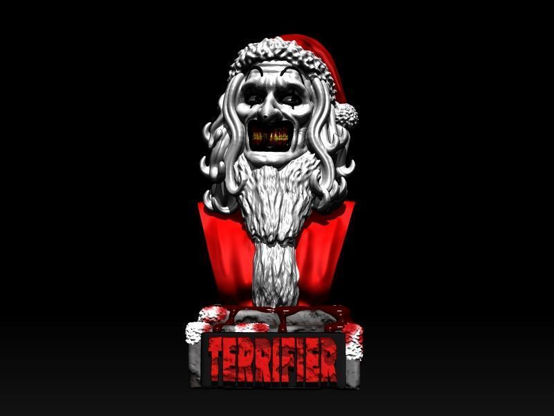 TERRIFIER 3 MERRY CHRISTMAS NAVIDAD TERROR ART CLOWN  3D print model_1