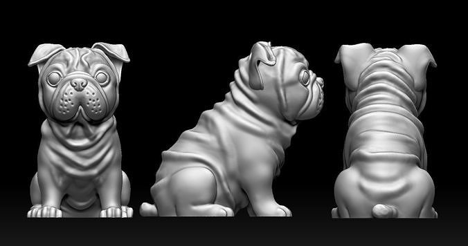 Bully Dog 3D print model 3D print model