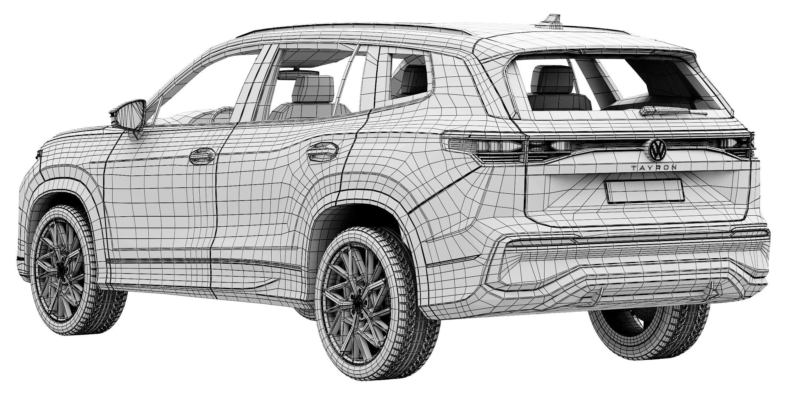 Volkswagen Tayron 3D model_15