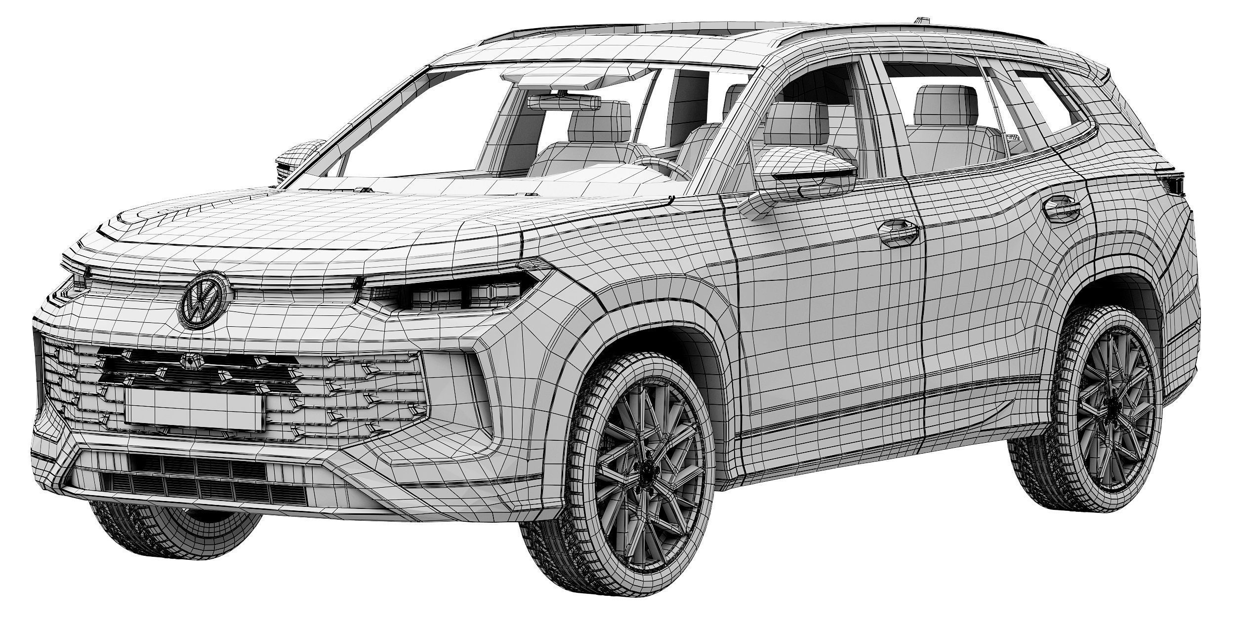 Volkswagen Tayron 3D model_13