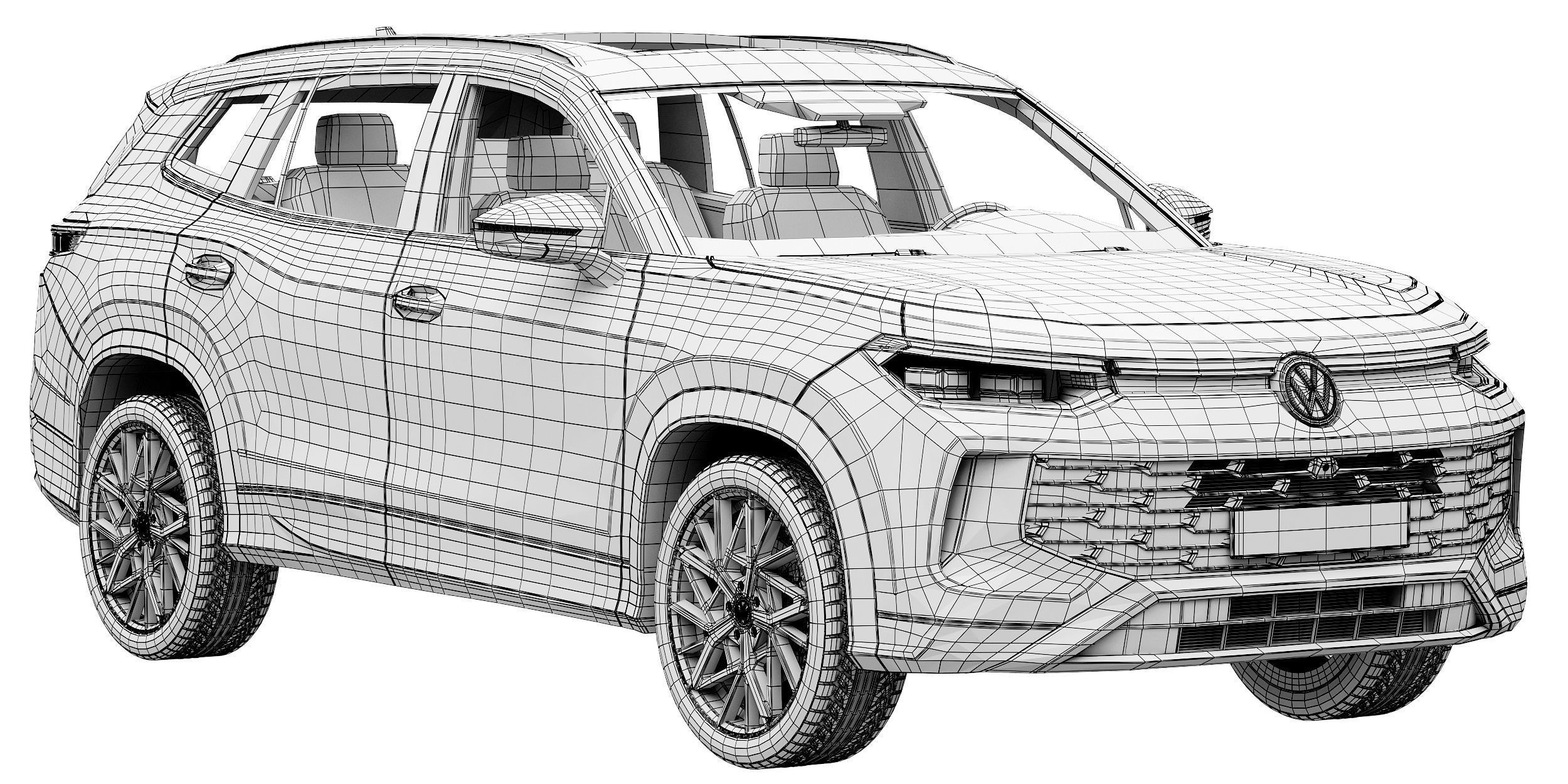 Volkswagen Tayron 3D model_14