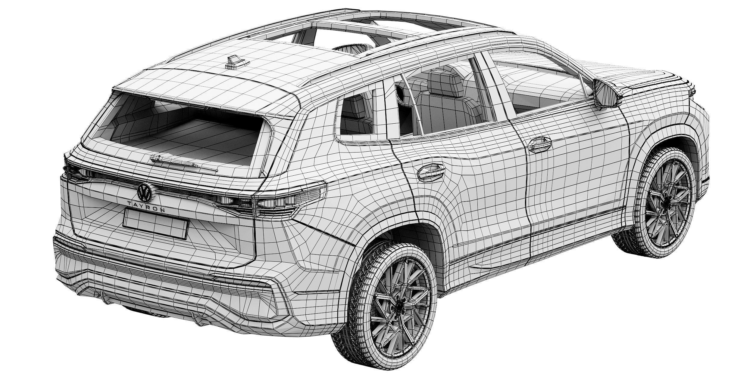 Volkswagen Tayron 3D model_17