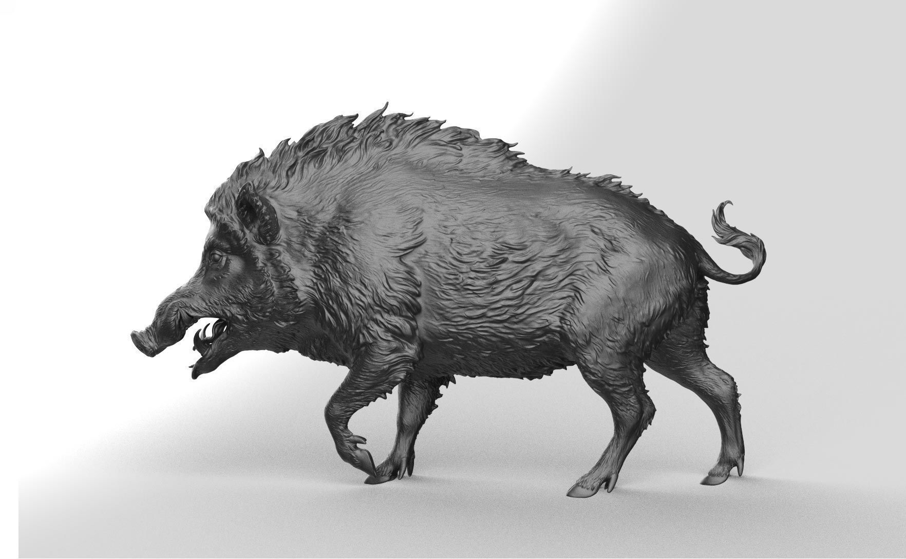 Boar - 3D Sculpting 3D print model_3
