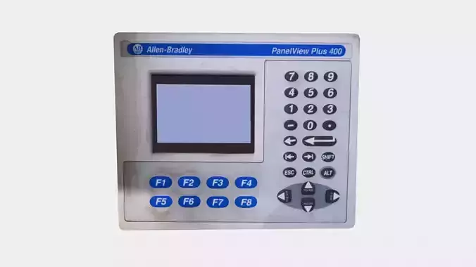 HMI Touch Panel Low-poly 3D model