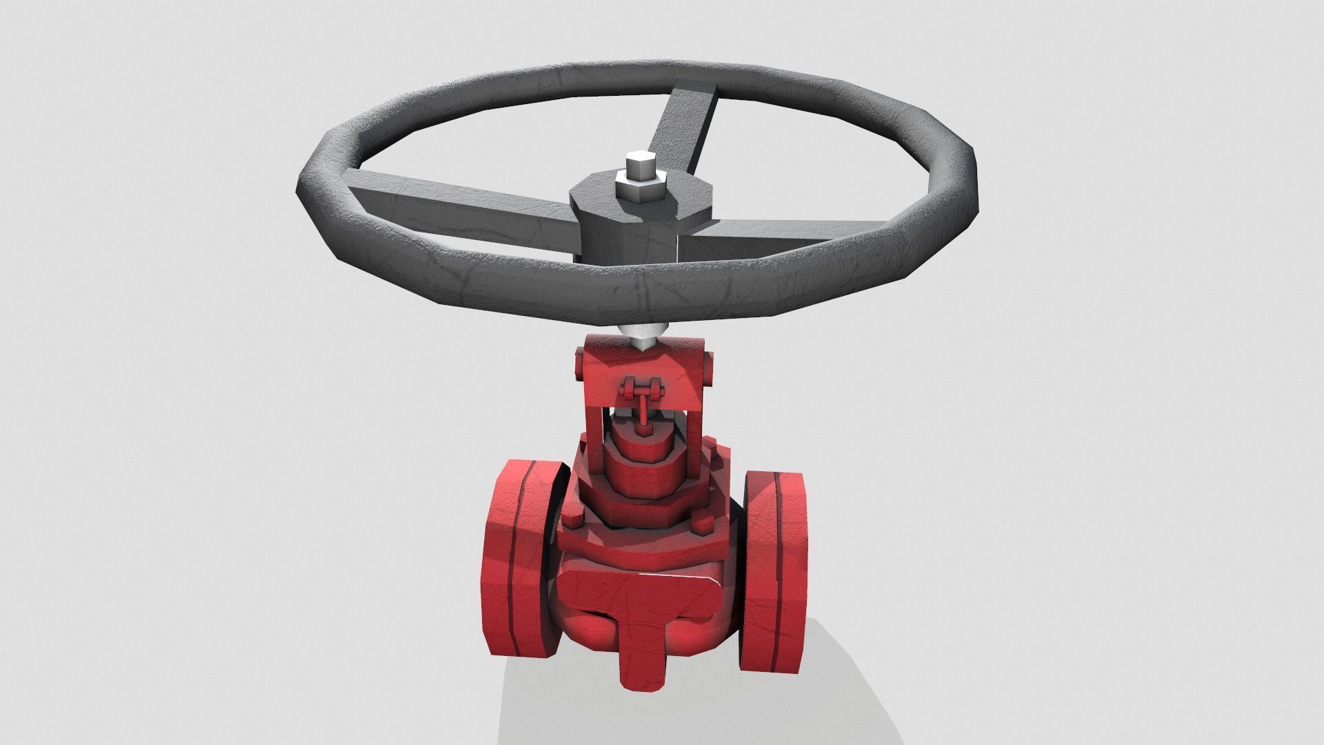 Valve Low-poly 3D model_10