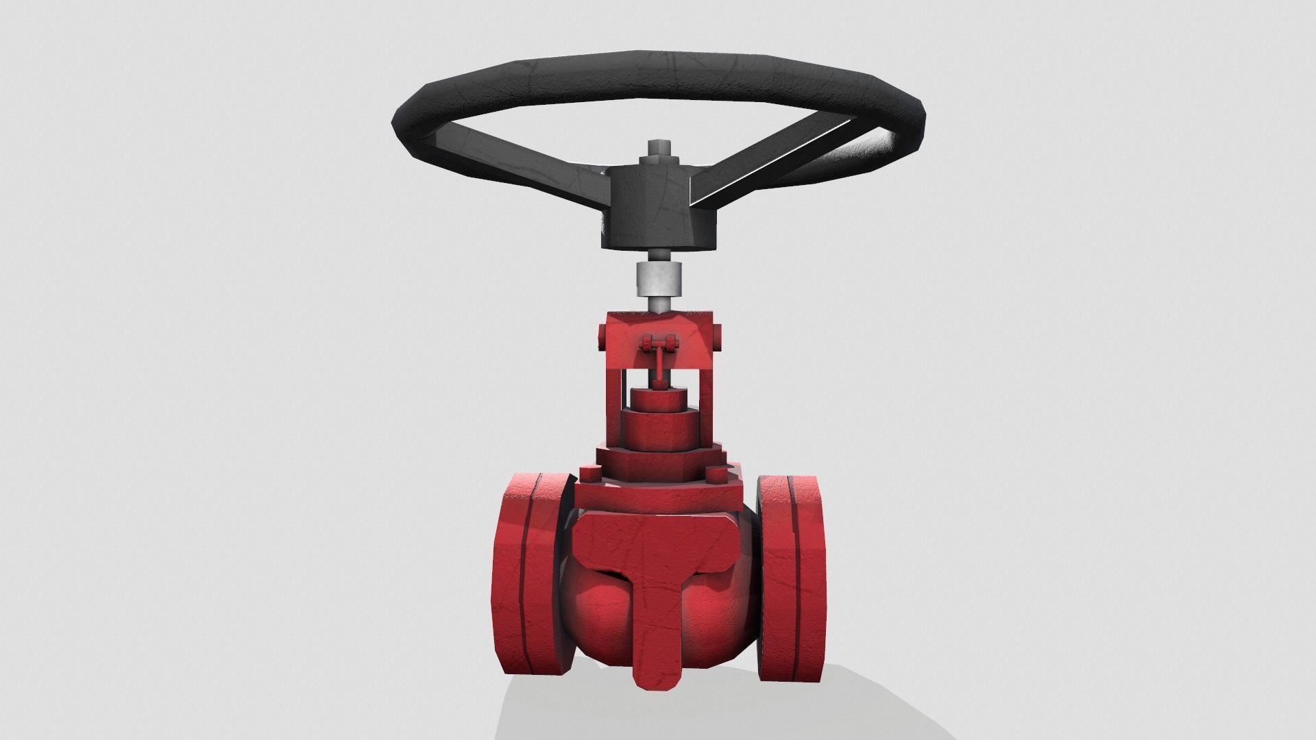 Valve Low-poly 3D model_4