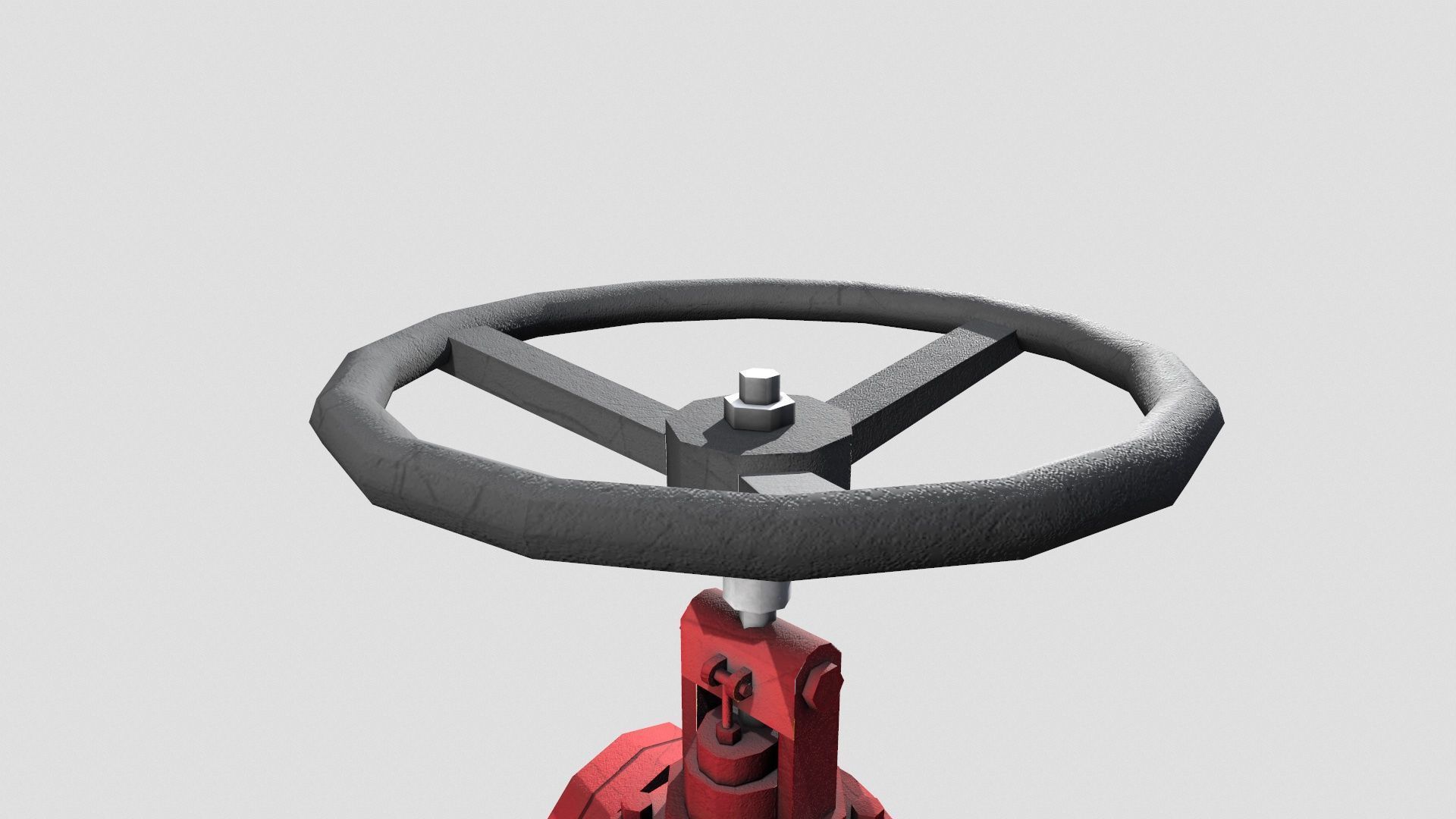 Valve Low-poly 3D model_7