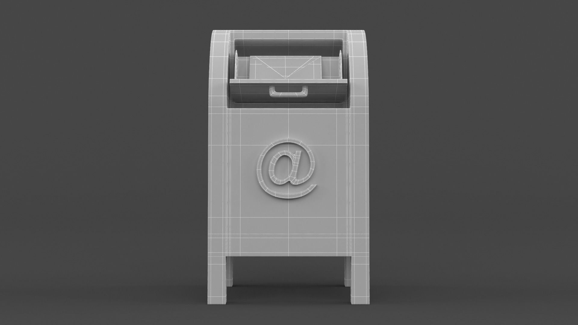 Postbox 3D model_7