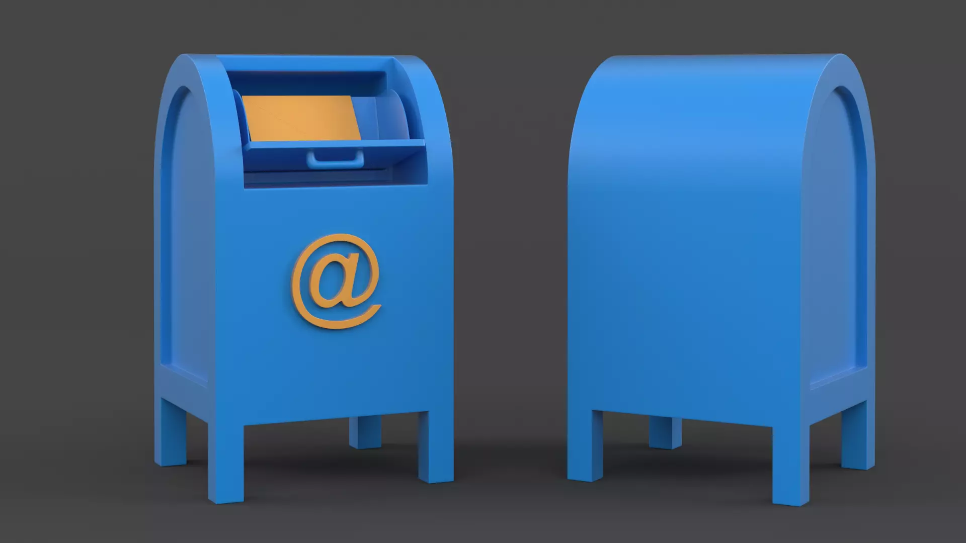 Postbox 3D model_0