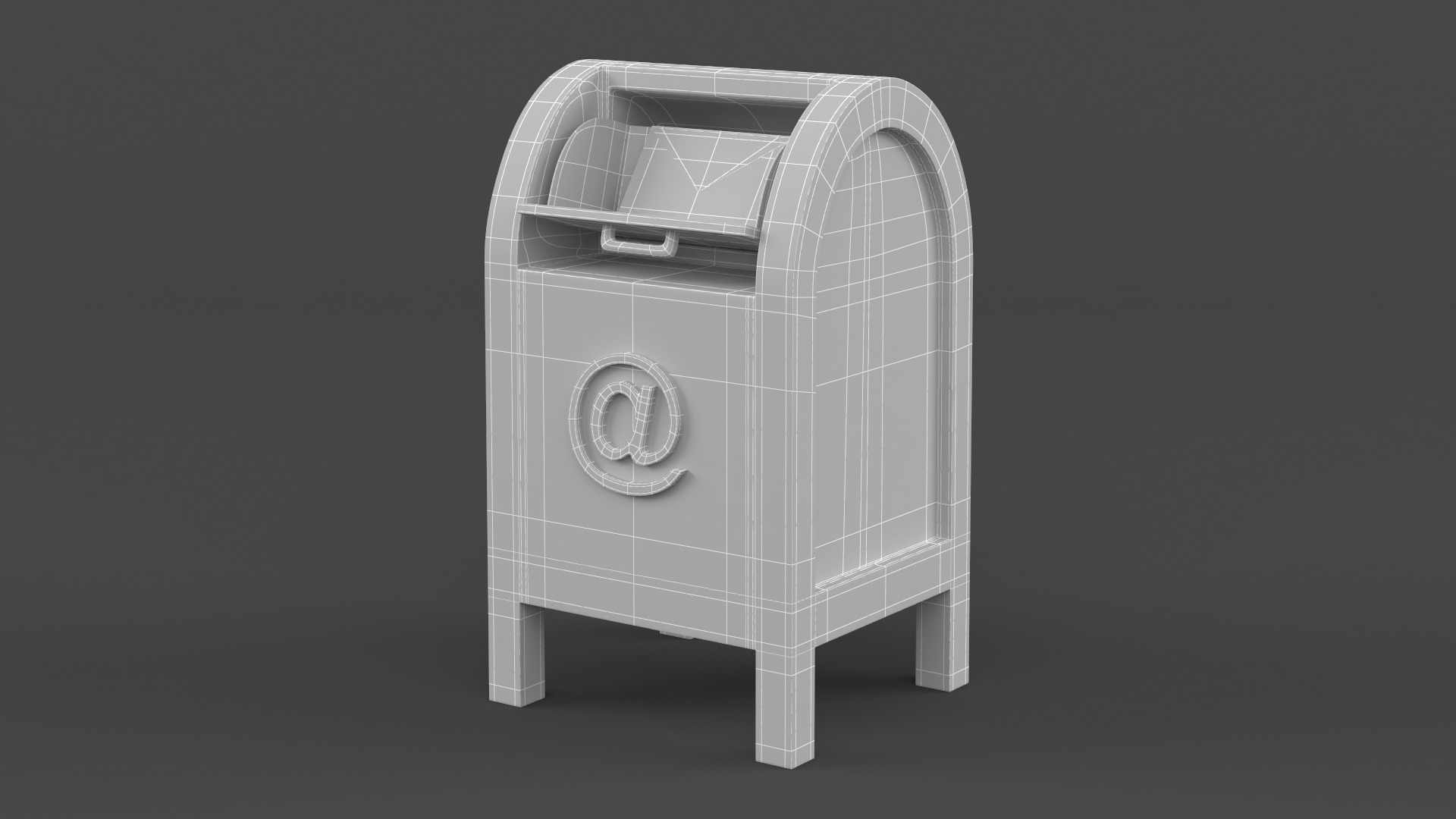 Postbox 3D model_8
