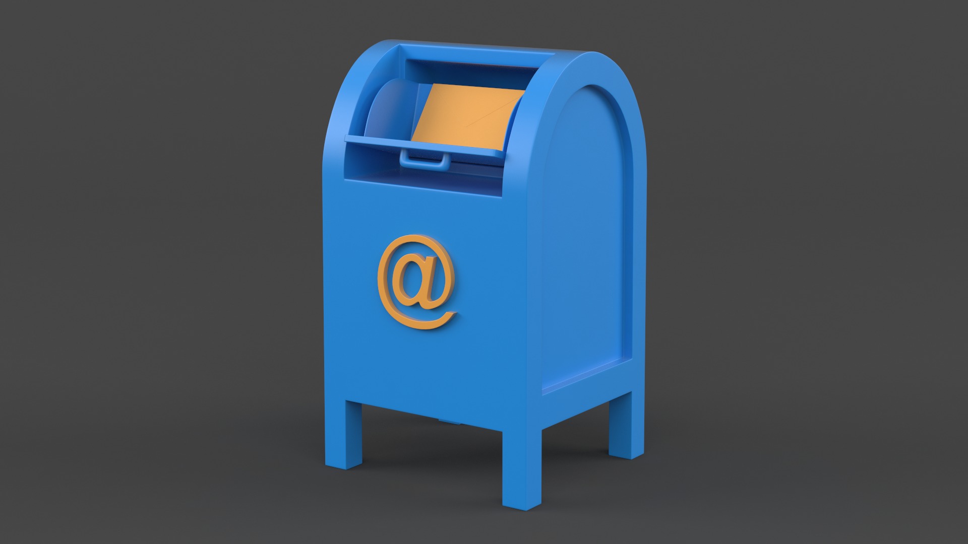 Postbox 3D model_2