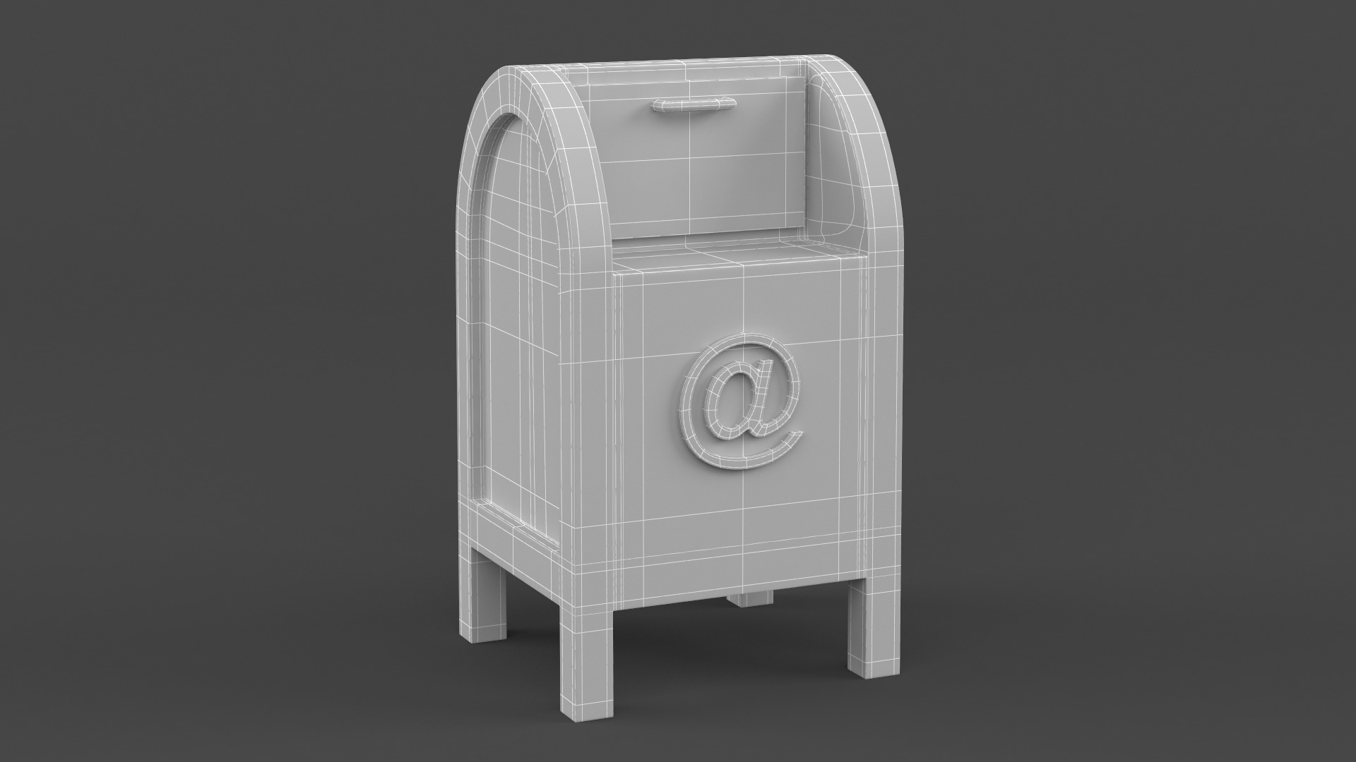 Postbox 3D model_11