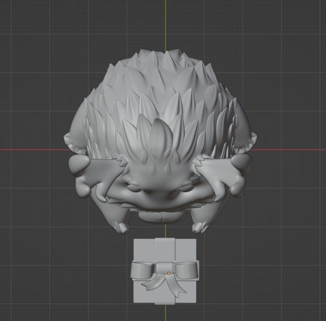 Poro Christmas LEAGUE OF LEGENDS 3D print model_6