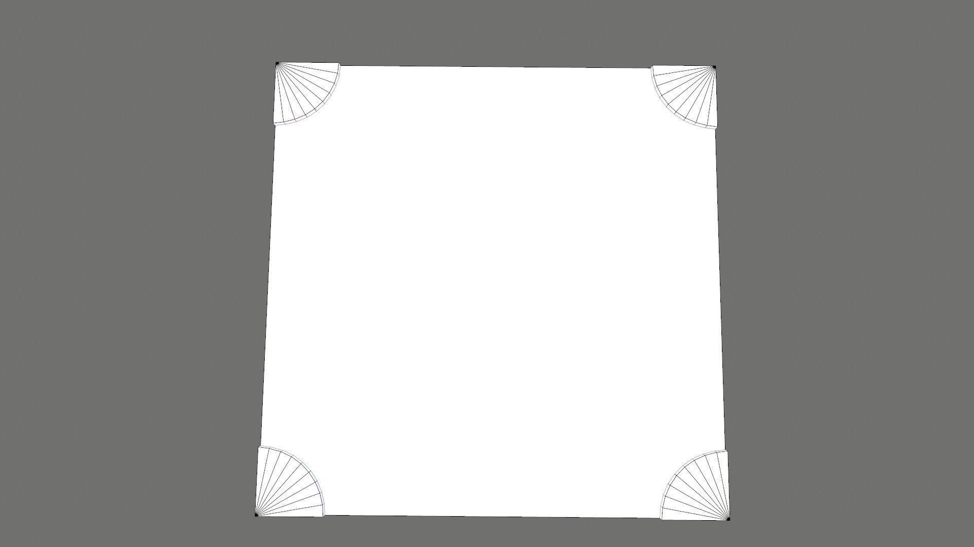 Road Intersection Low-poly 3D model_9