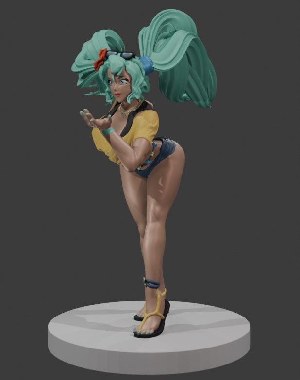 Brazilian Miku - By Cizjut 3D print model_6