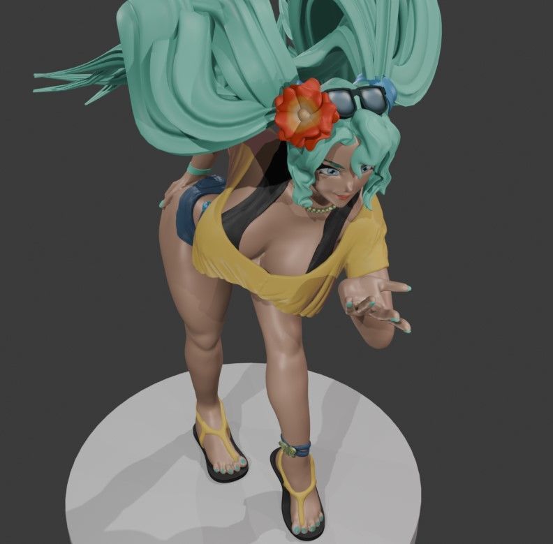 Brazilian Miku - By Cizjut 3D print model_7