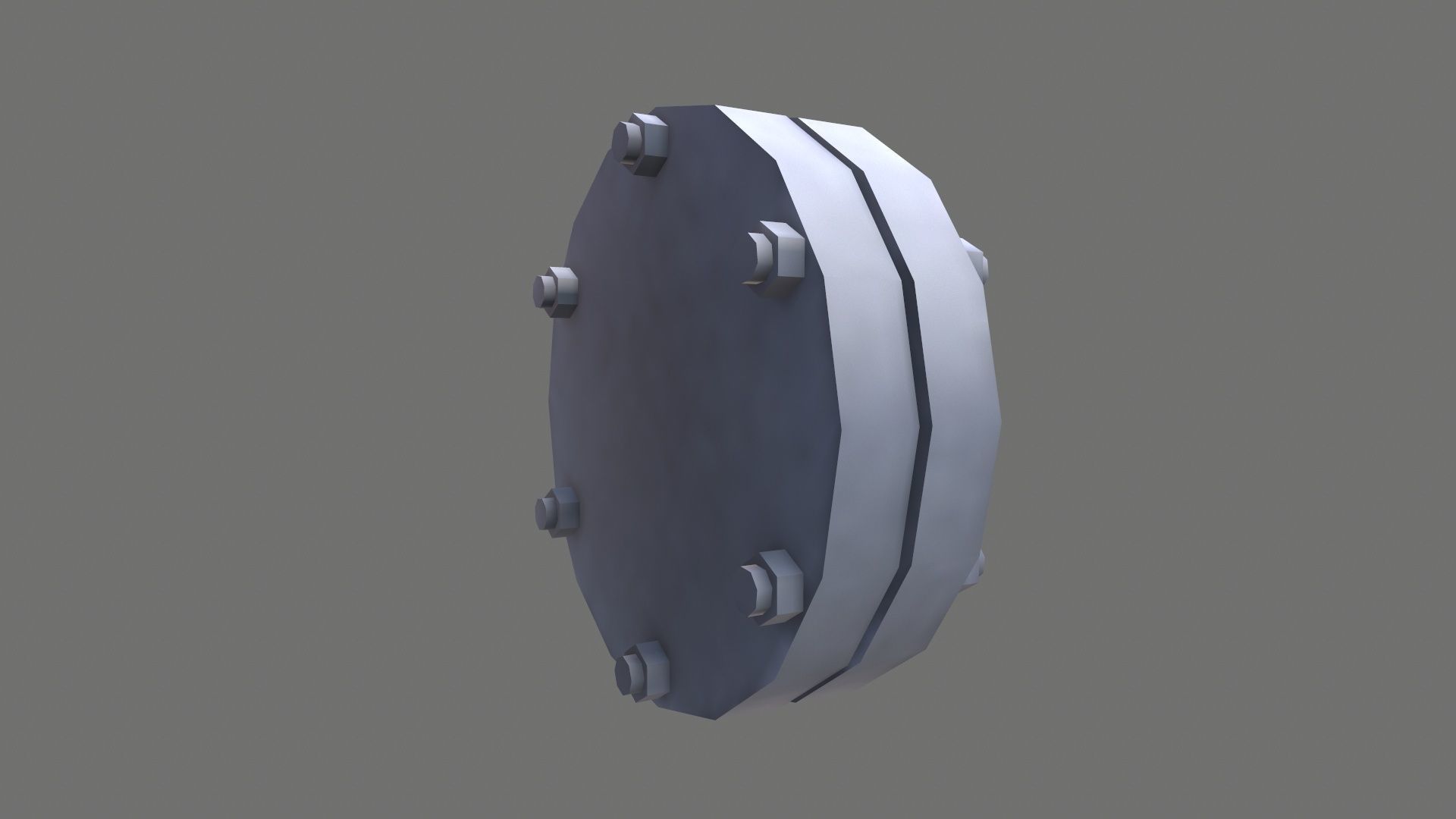 Flange Low-poly 3D model_5