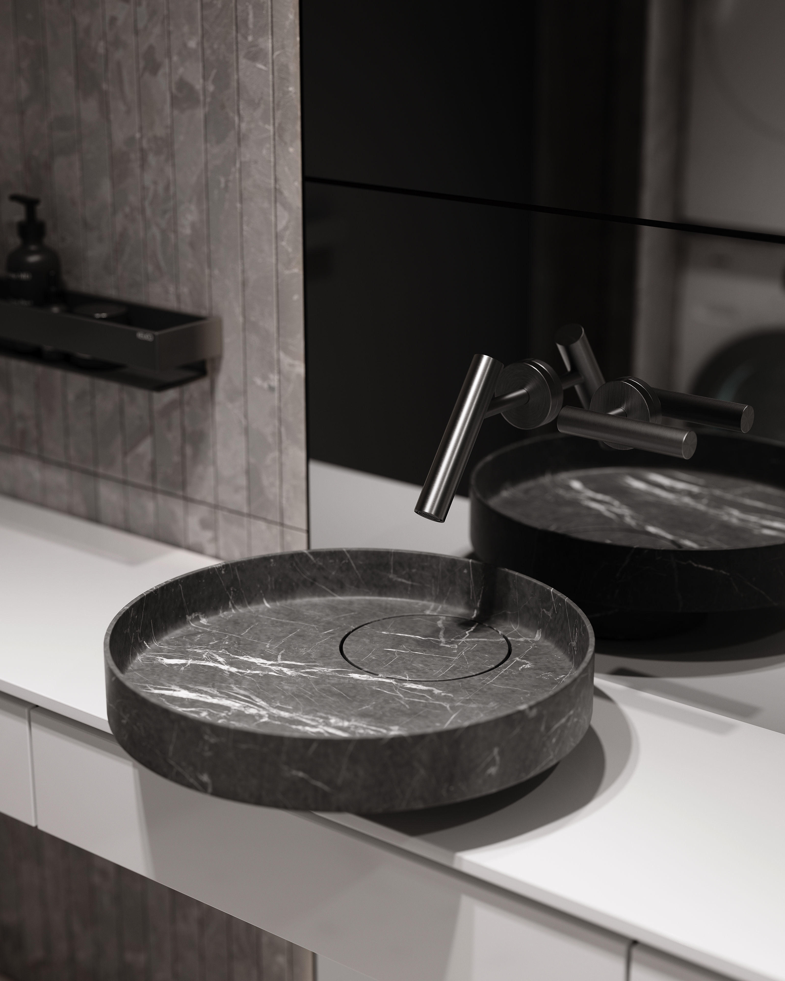 AR-22081 Gray House - Bathroom 3D Scene 3D model_5