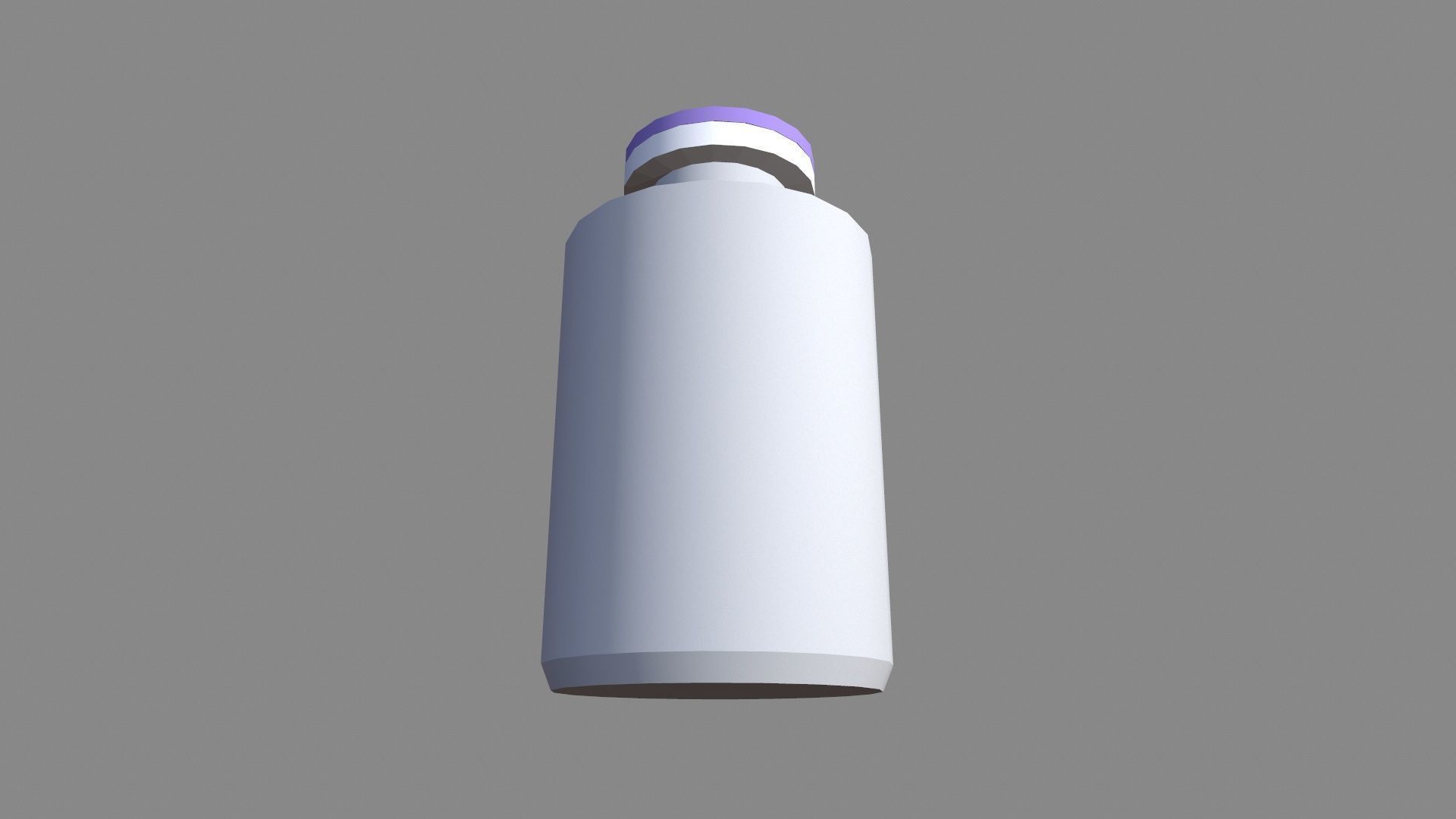 Bottle with Liquid Low-poly 3D model_3