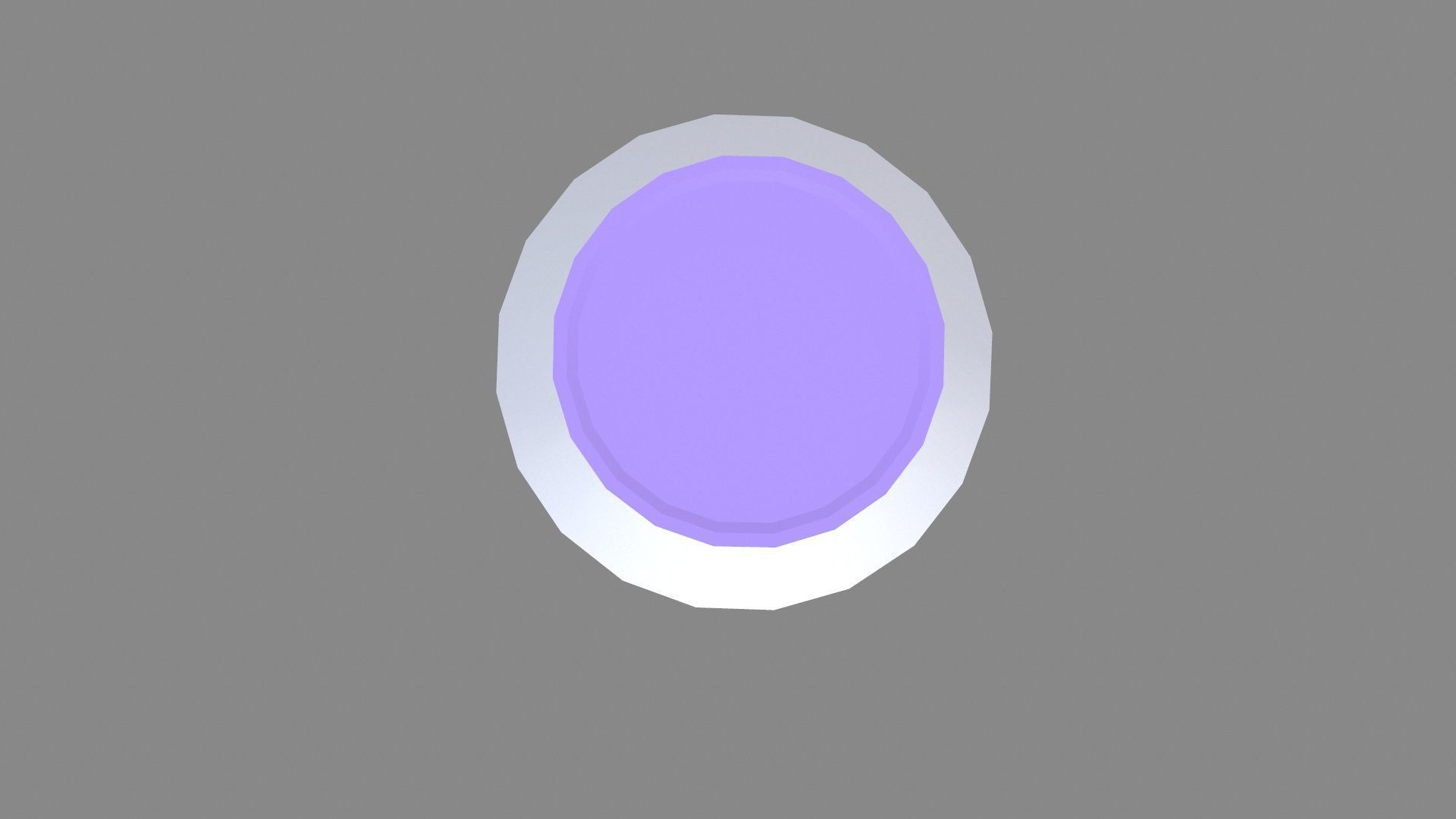 Bottle with Liquid Low-poly 3D model_5