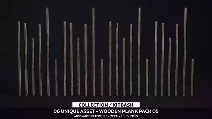 Wooden Plank Pack Vol 05