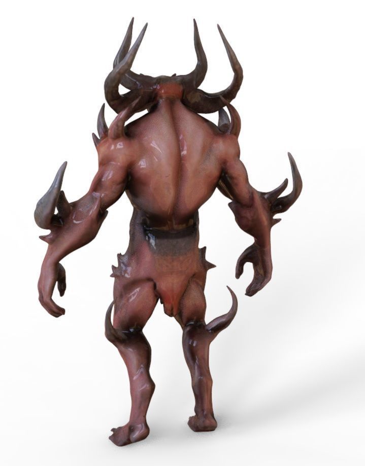 Devil Creature 3D model_2