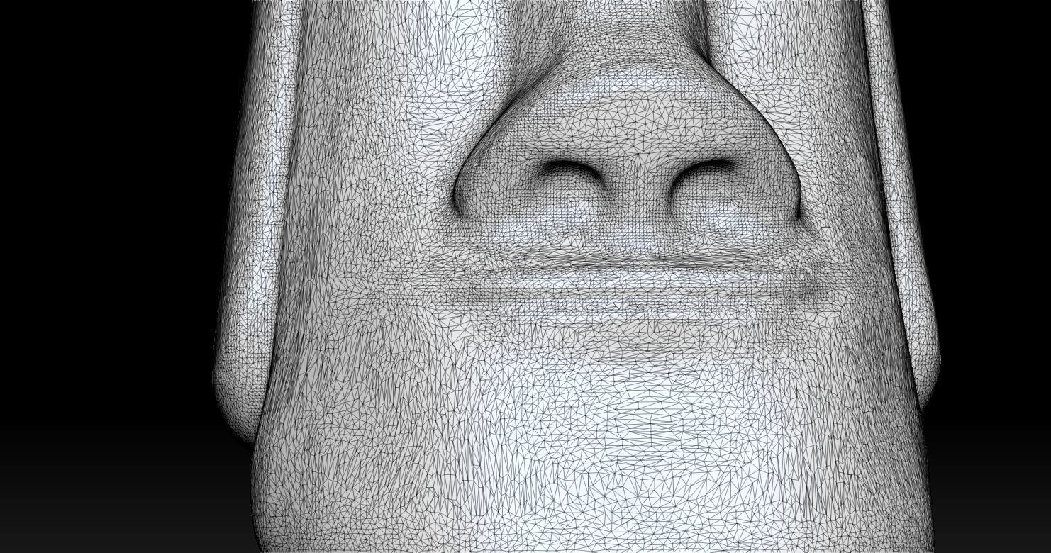 Moai 3D printed model  - Pen Holder 3D print model_5