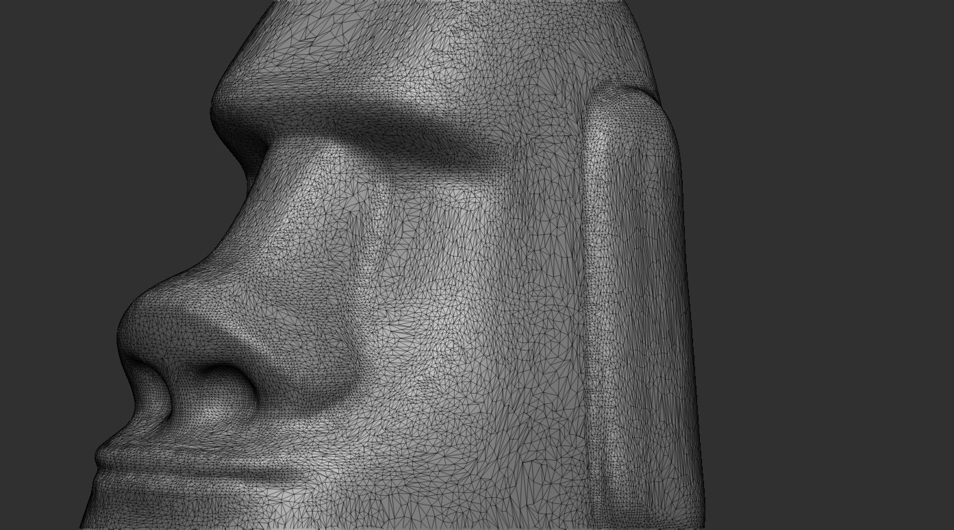 Moai 3D printed model  - Pen Holder 3D print model_14