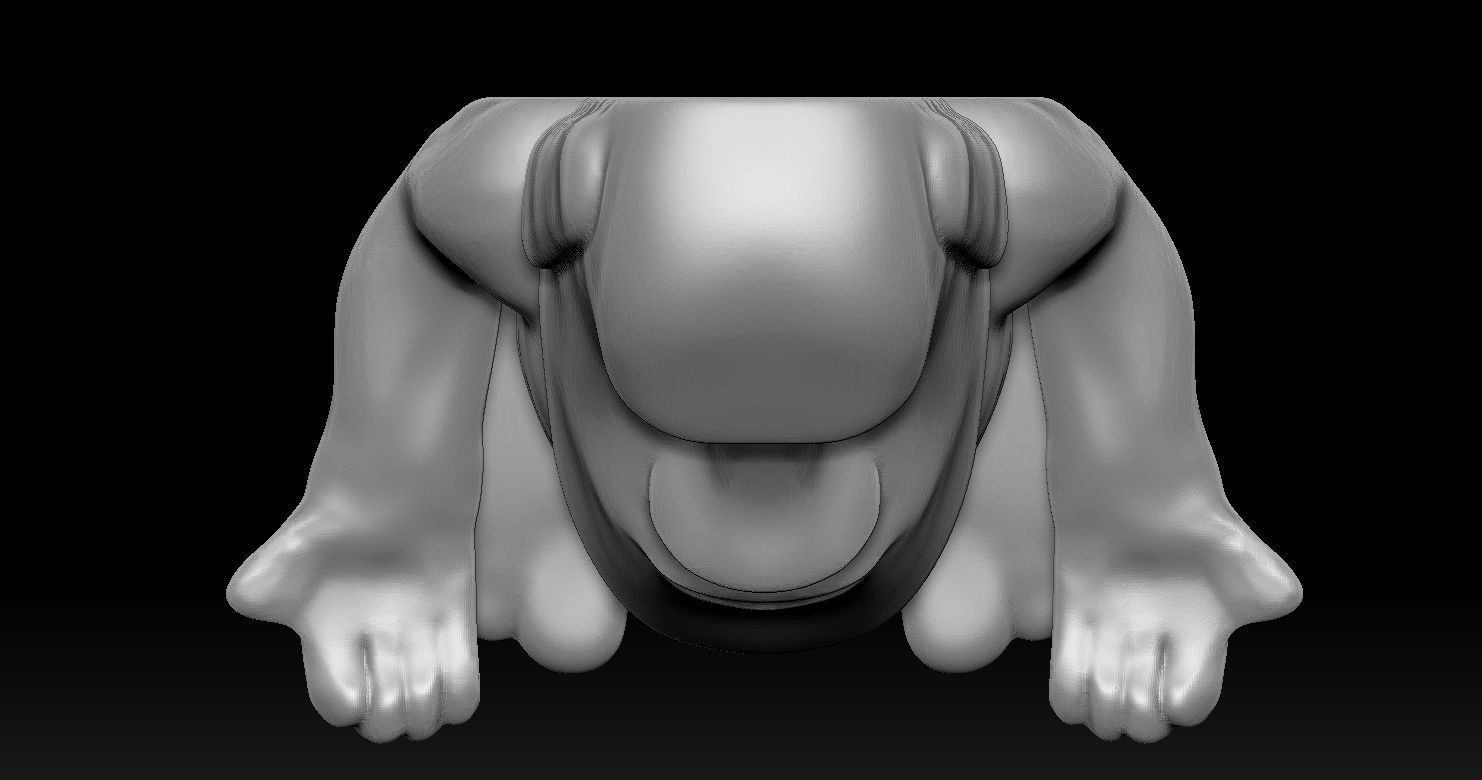 Moai 3D printed model  - Pen Holder 3D print model_6