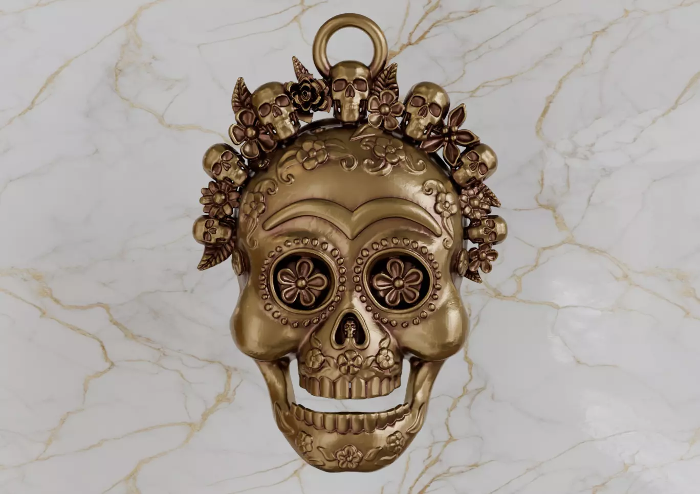 Catrina Pendant 3D print model