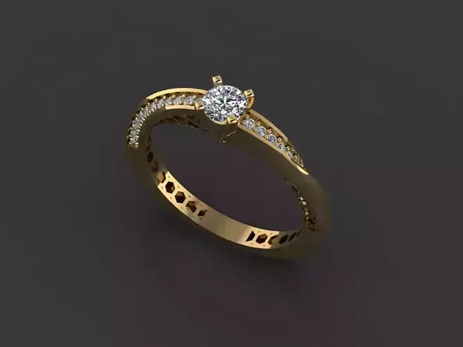 Women Wedding Engagement Ring 58