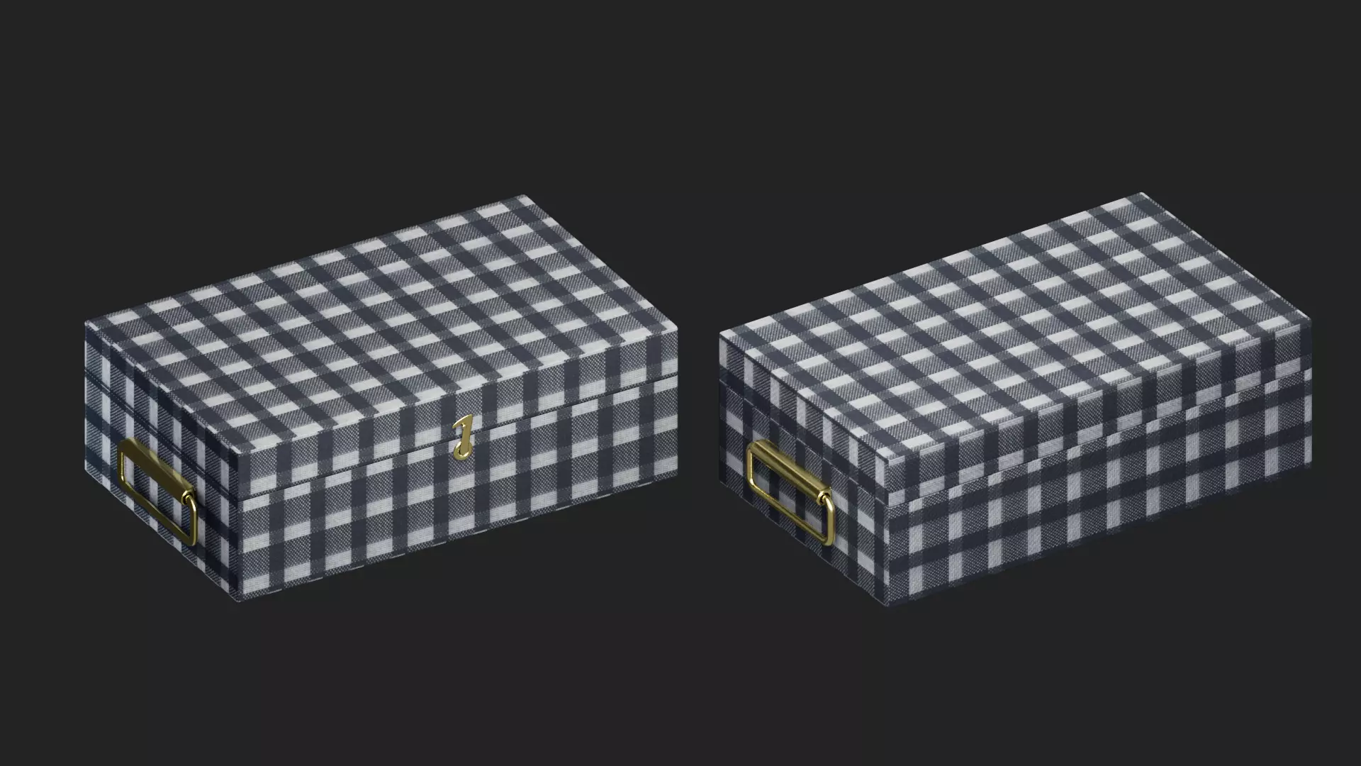 storage box Low-poly 3D model