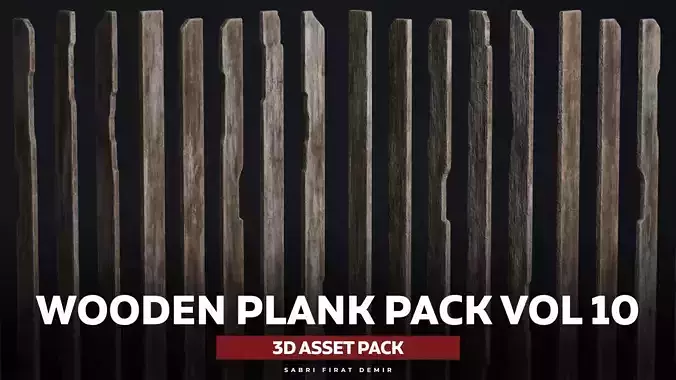 Wooden Plank Pack Vol 10