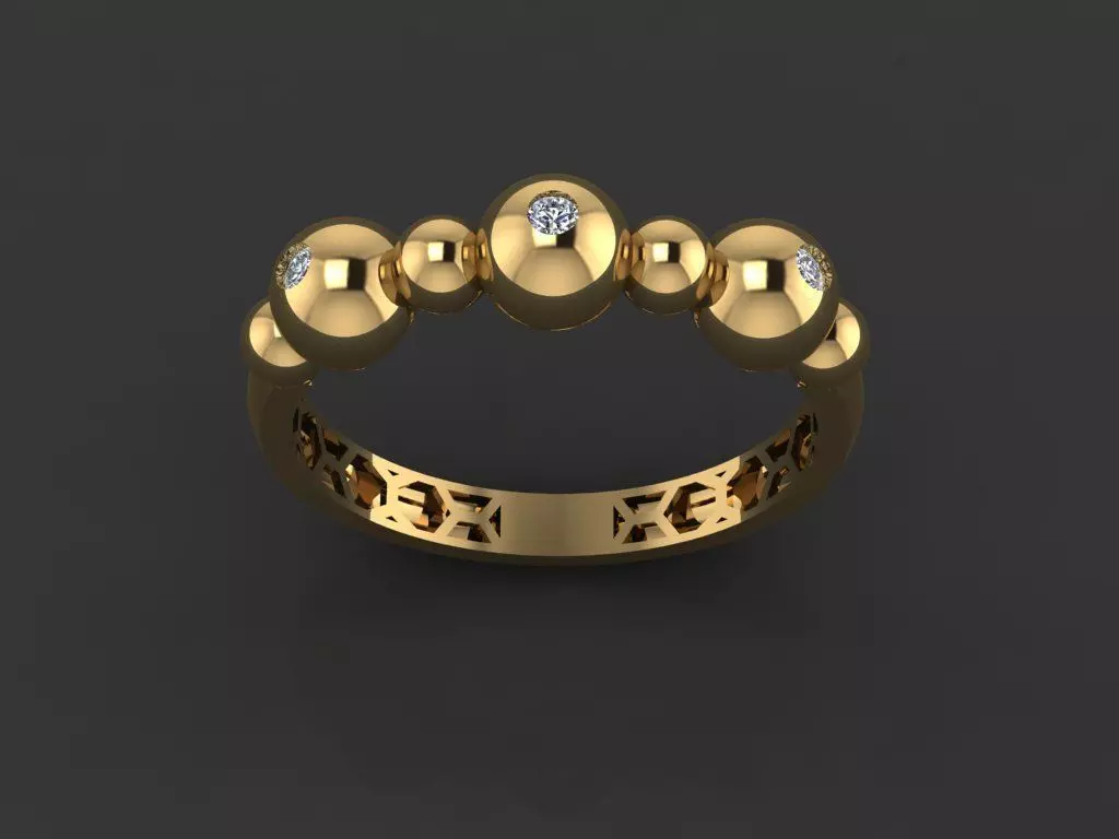 Women Wedding Engagement Ring 69 3D print model