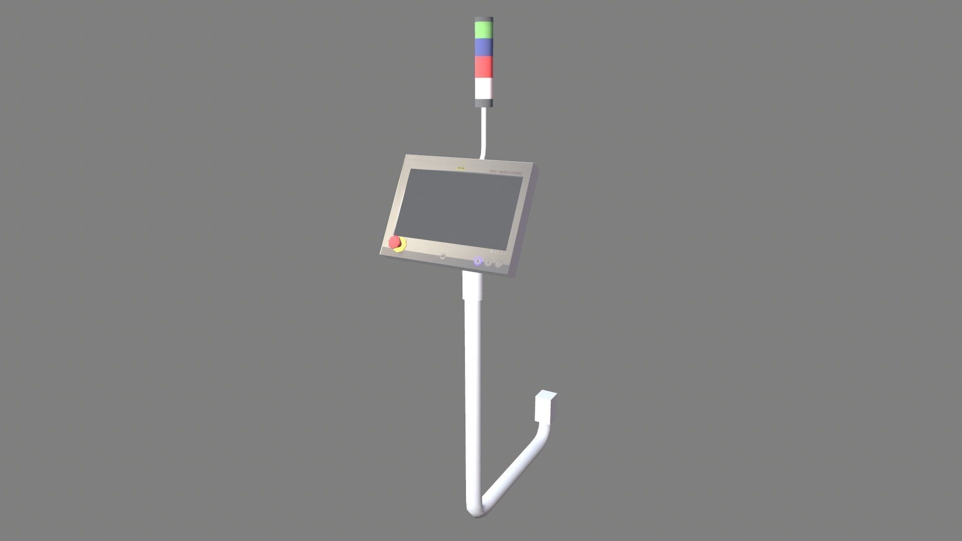 HMI Display Low-poly 3D model_2