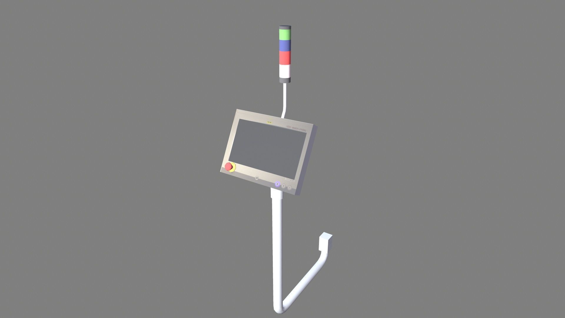 HMI Display Low-poly 3D model_7
