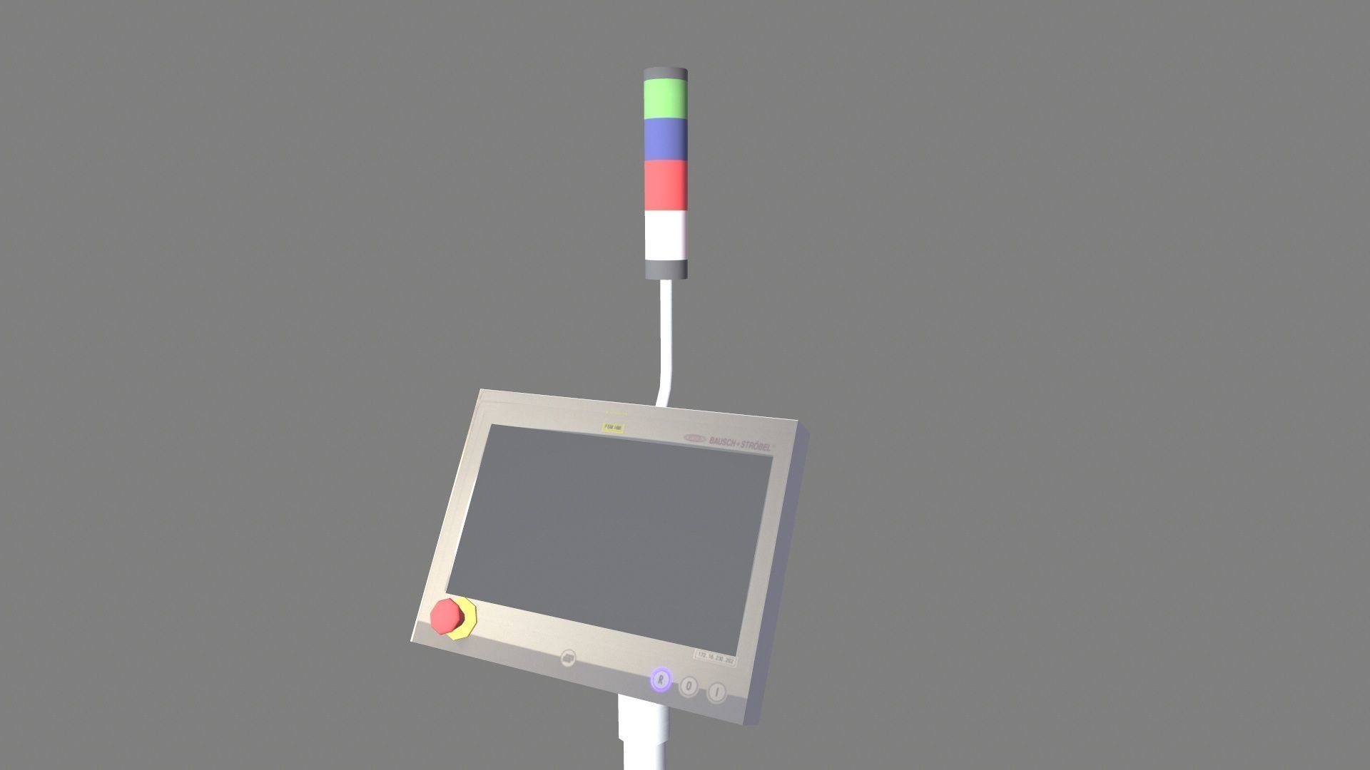 HMI Display Low-poly 3D model_6