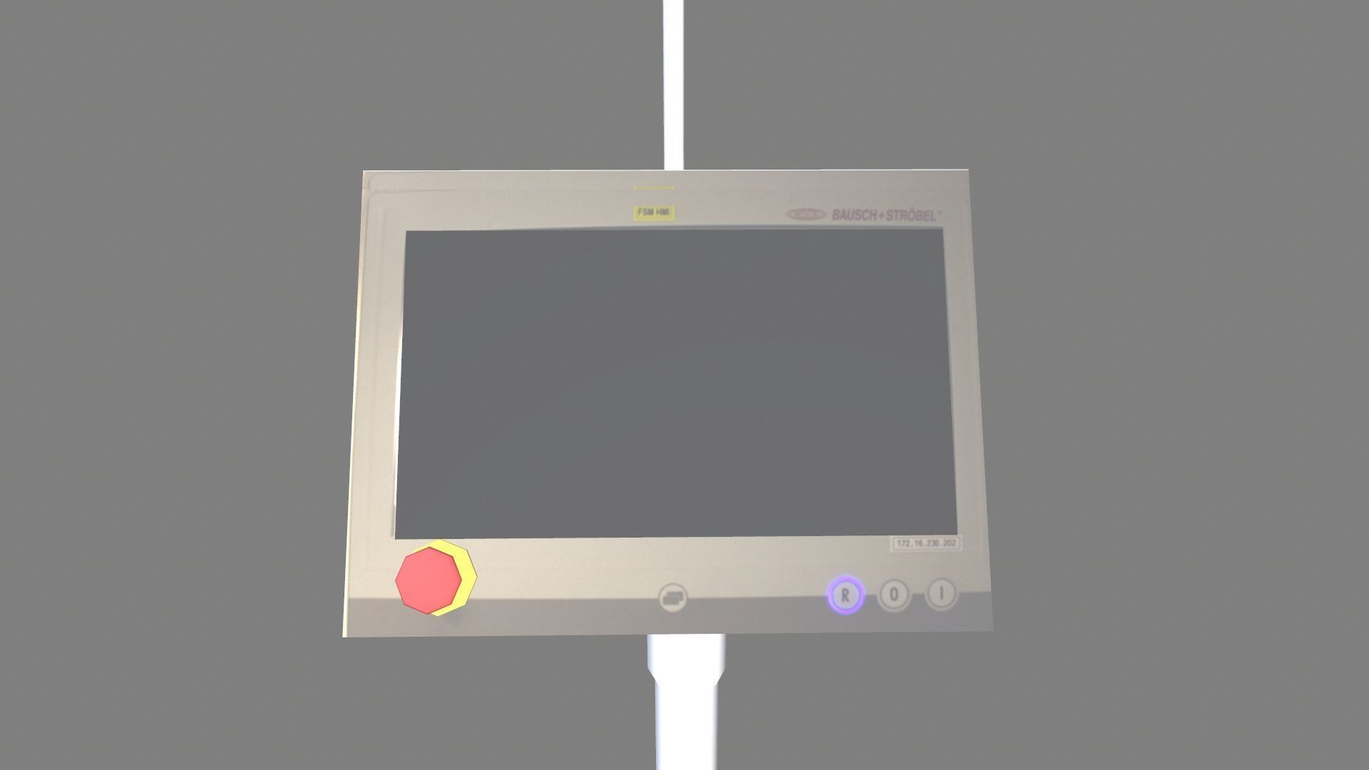HMI Display Low-poly 3D model_5