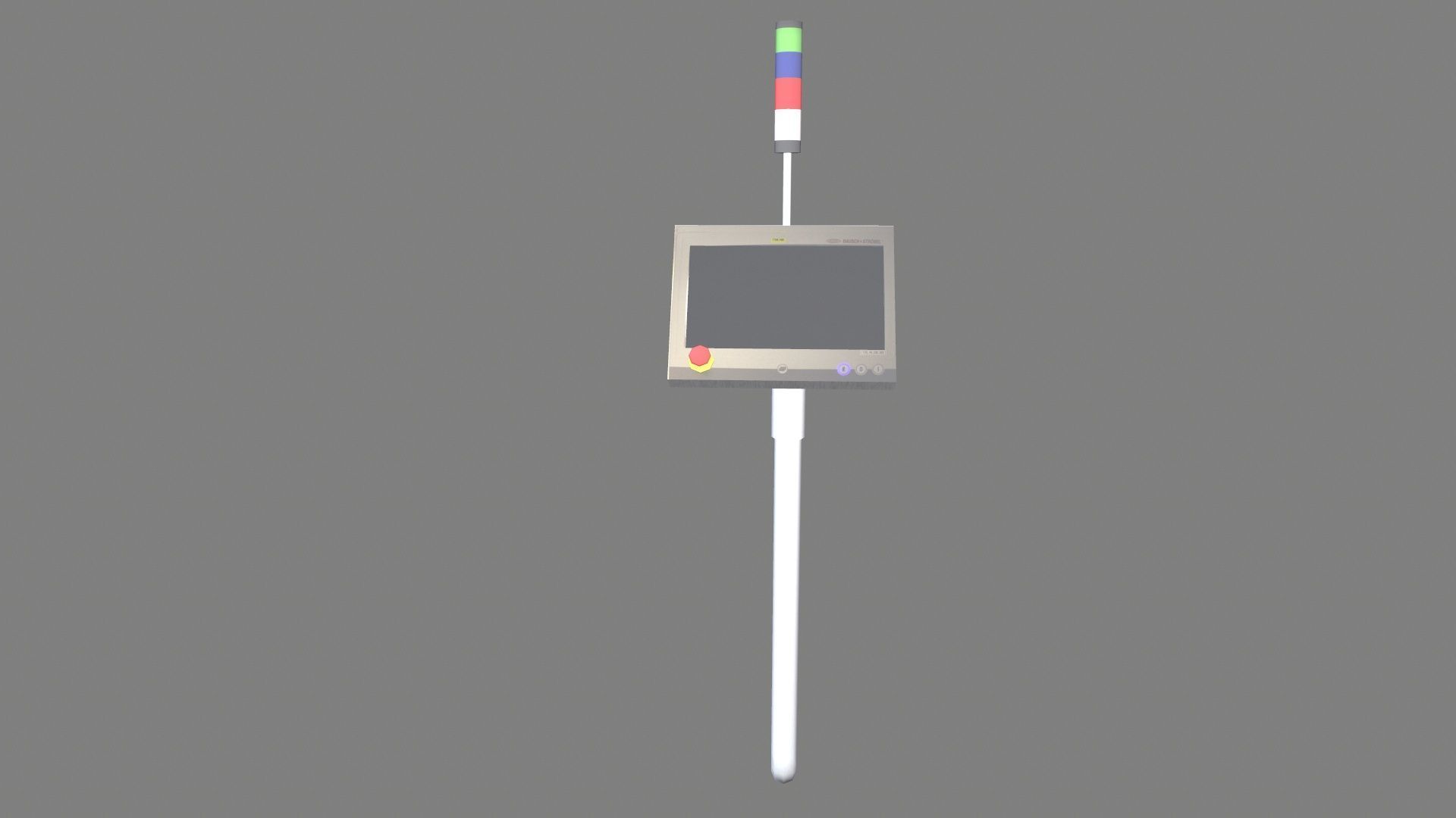 HMI Display Low-poly 3D model_3