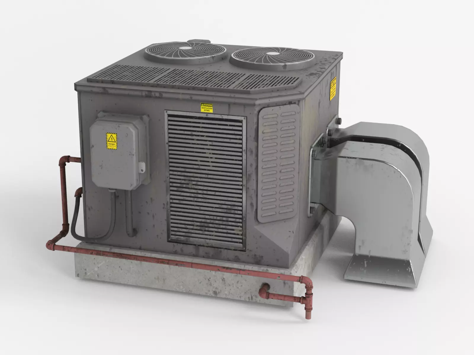 Rooftop Air Conditioner 3D model