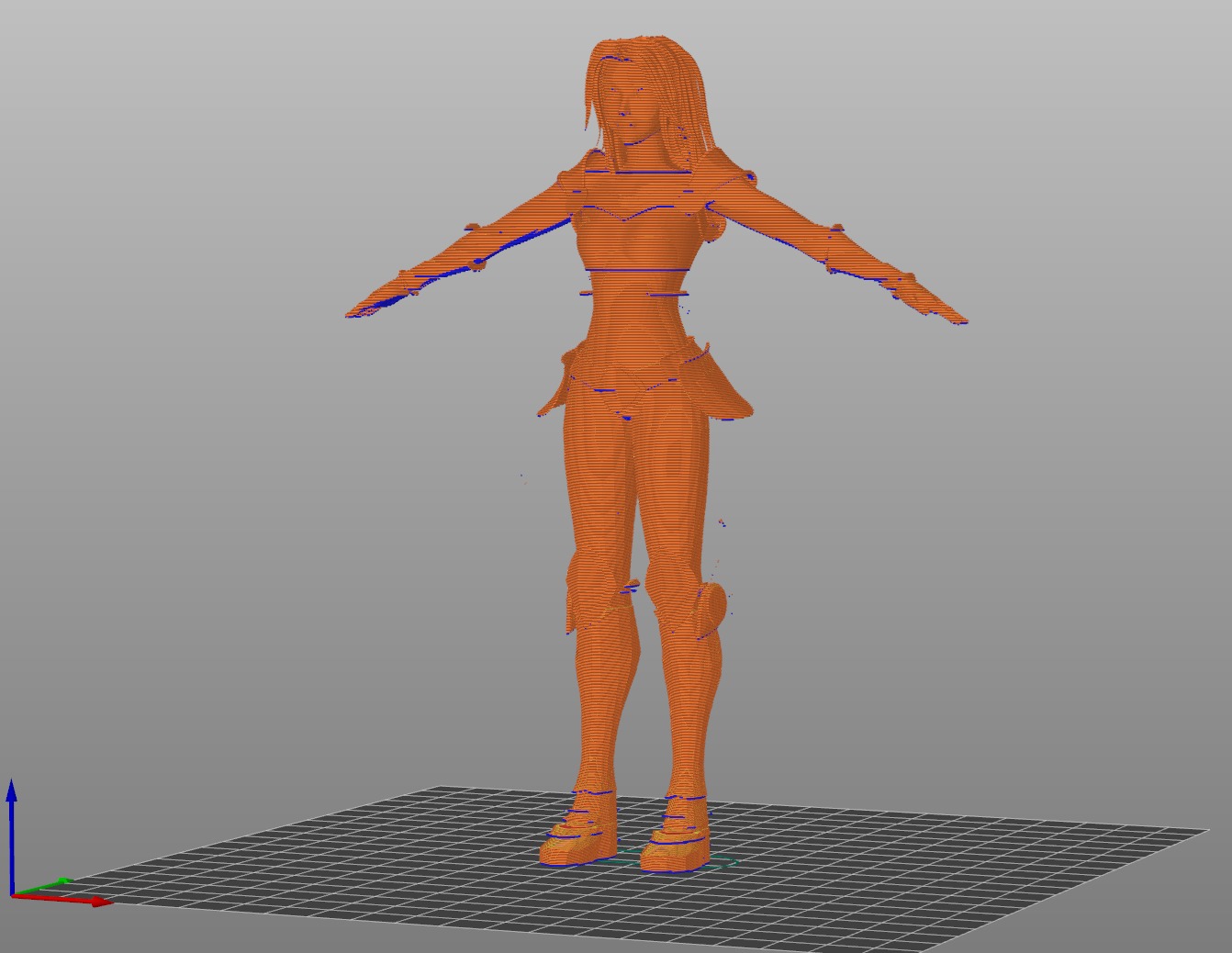 Female character 3D model_5