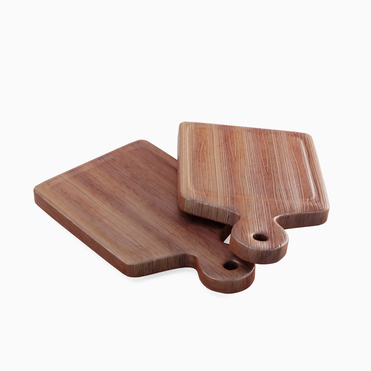Cutting Board 03 Low-poly 3D model_3