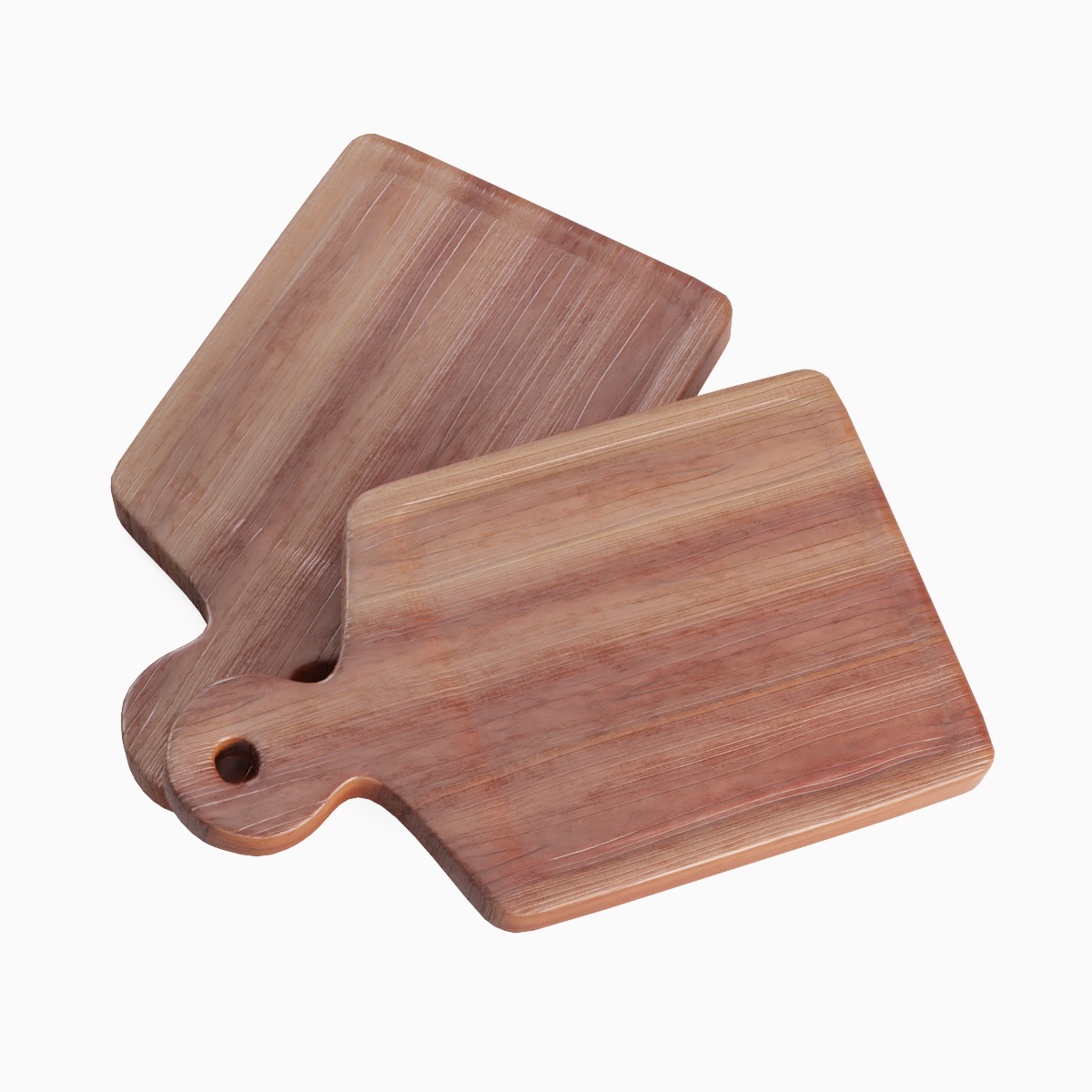 Cutting Board 03 Low-poly 3D model_4